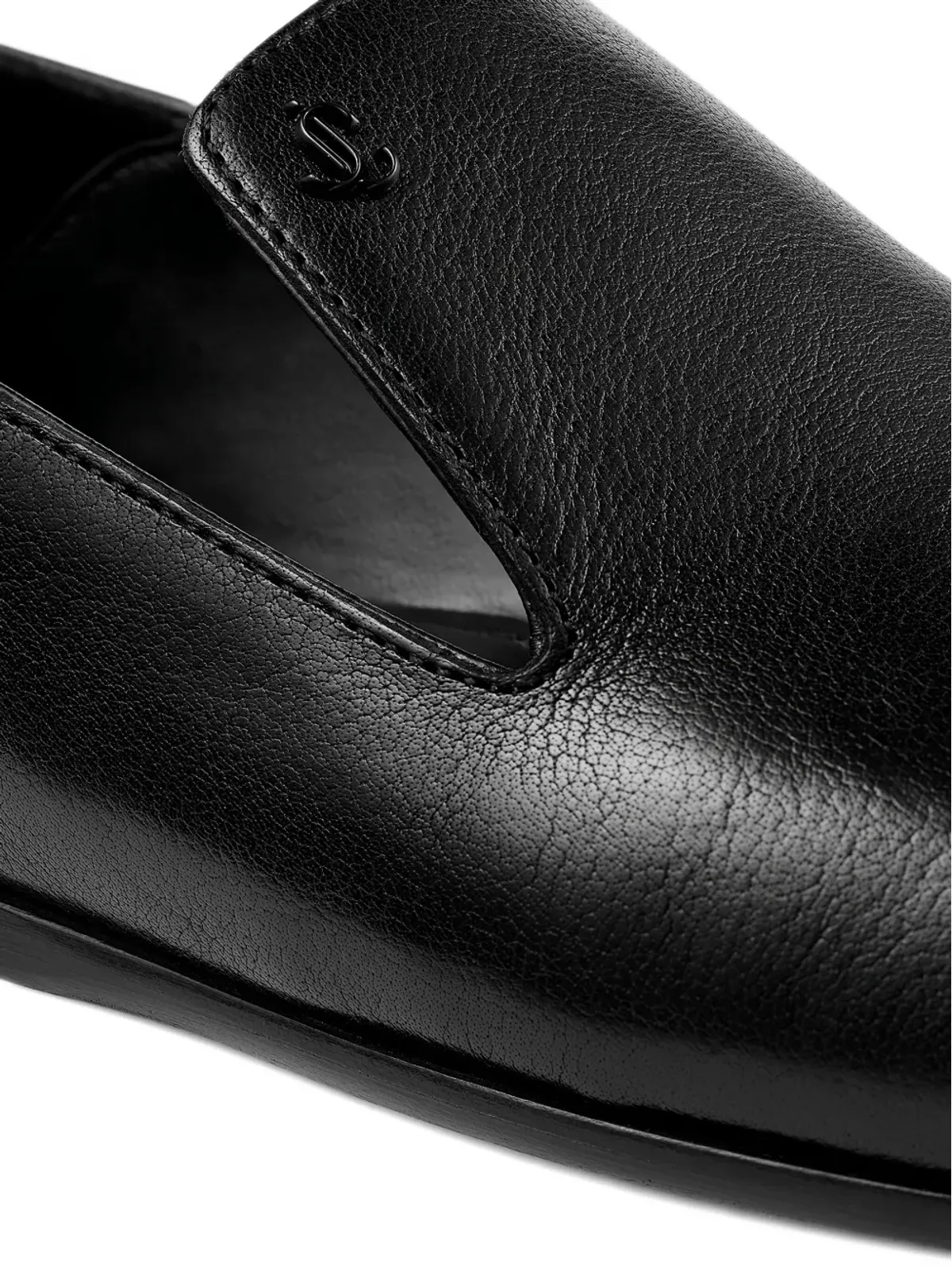 Jimmy Choo エリオット・スリッパ ブラック - 画像5
