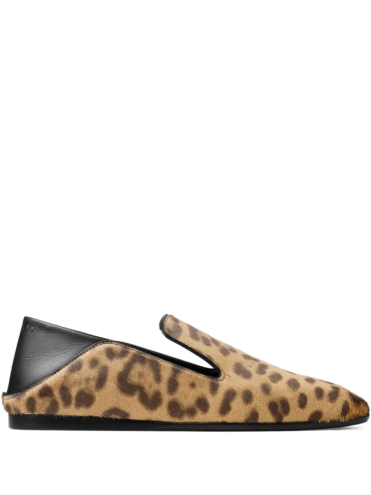 Jimmy Choo エリオット ヒョウ柄スリッパ - 画像1
