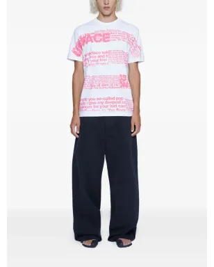Mechatok x LN-CC text-print T-shirt - White - サムネイル2