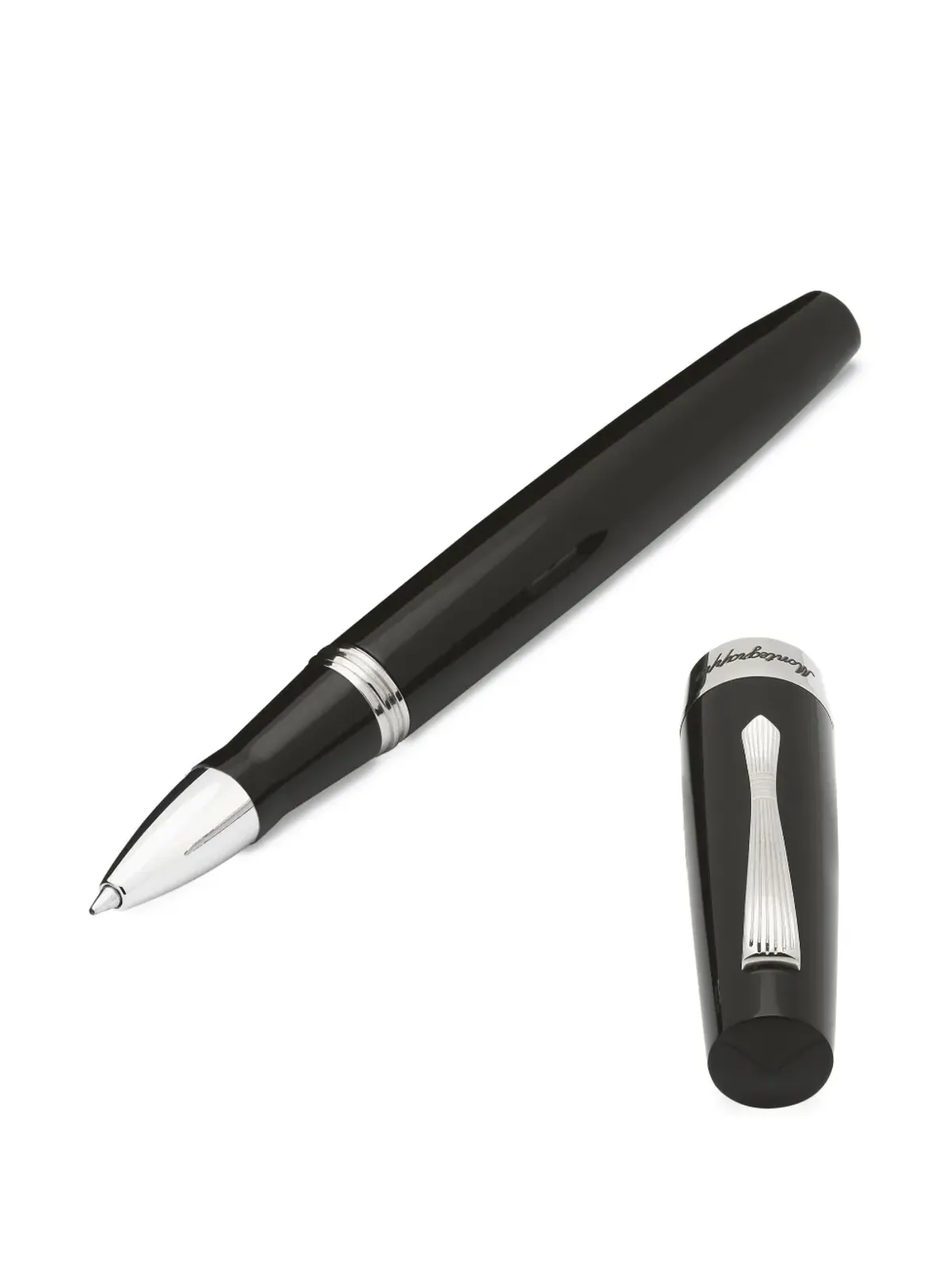 Montegrappa エルモ 02 ローラーボールペン ブラック - 画像3