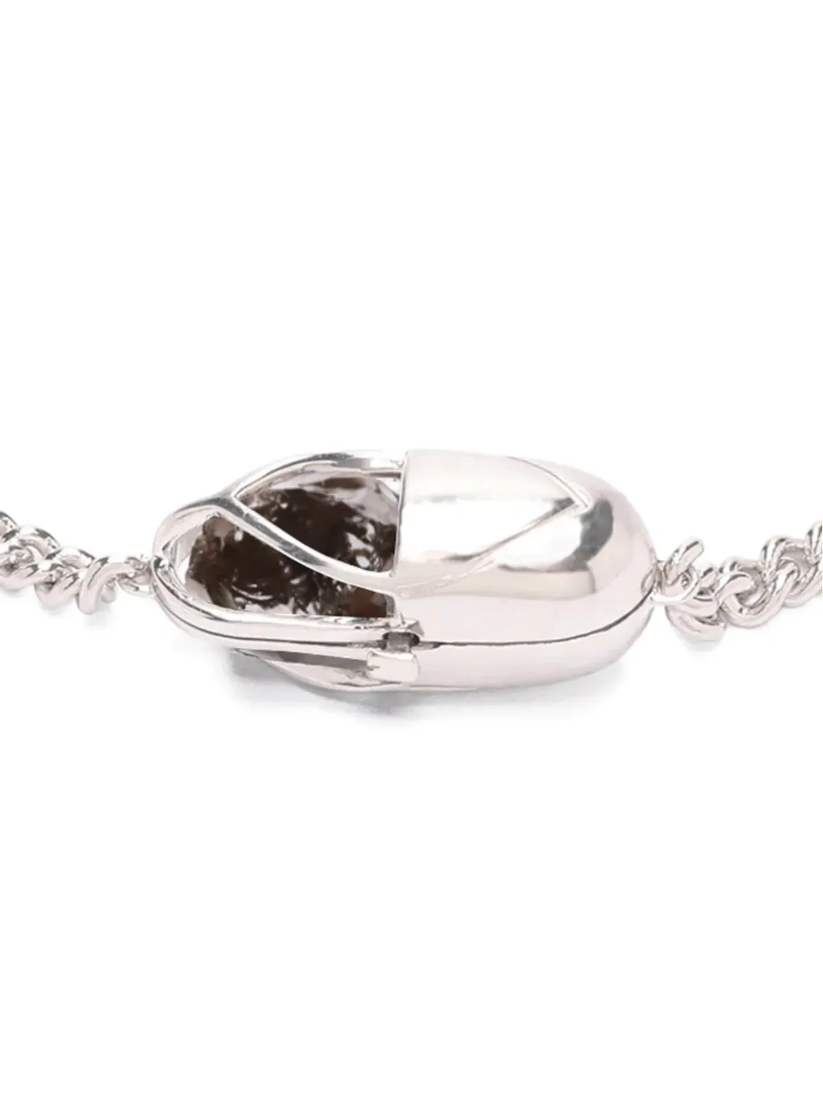 Capsule Eleven Capsule Crystal smokey quartz necklace - Silver - 画像2