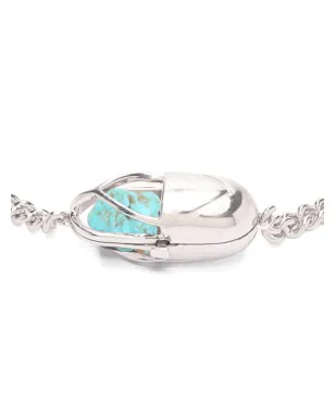 Capsule Eleven Capsule Crystal turquoise necklace - Silver - サムネイル2