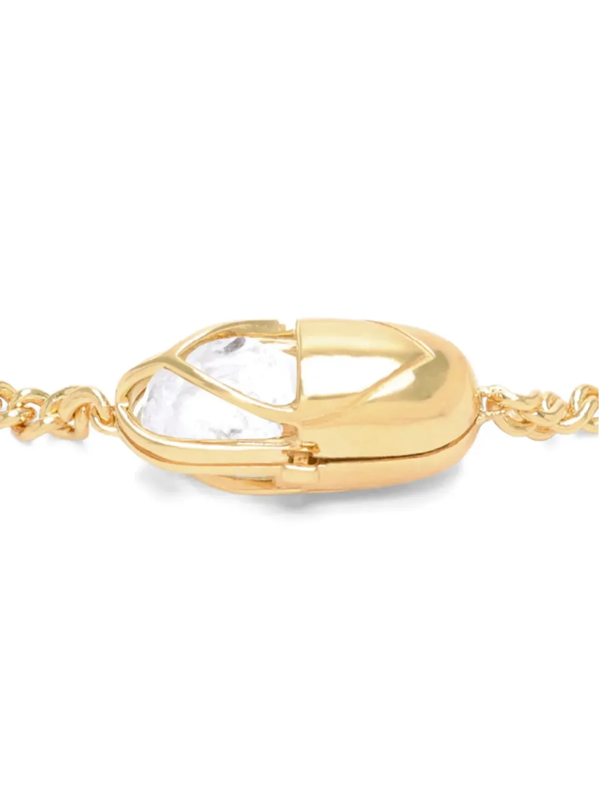 Capsule Eleven Capsule Crystal quarz necklace - Gold - 画像2