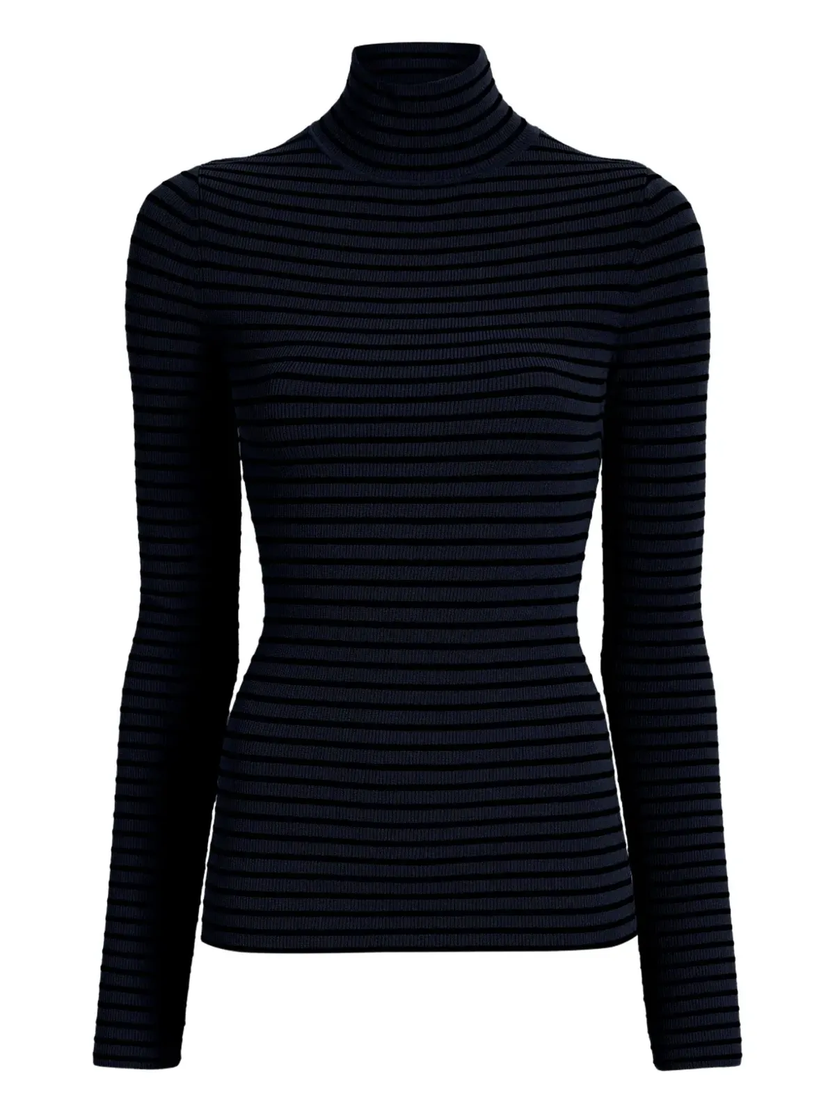 Proenza Schouler ディディ ストライプ ベルベット トップ ブルー - 画像1