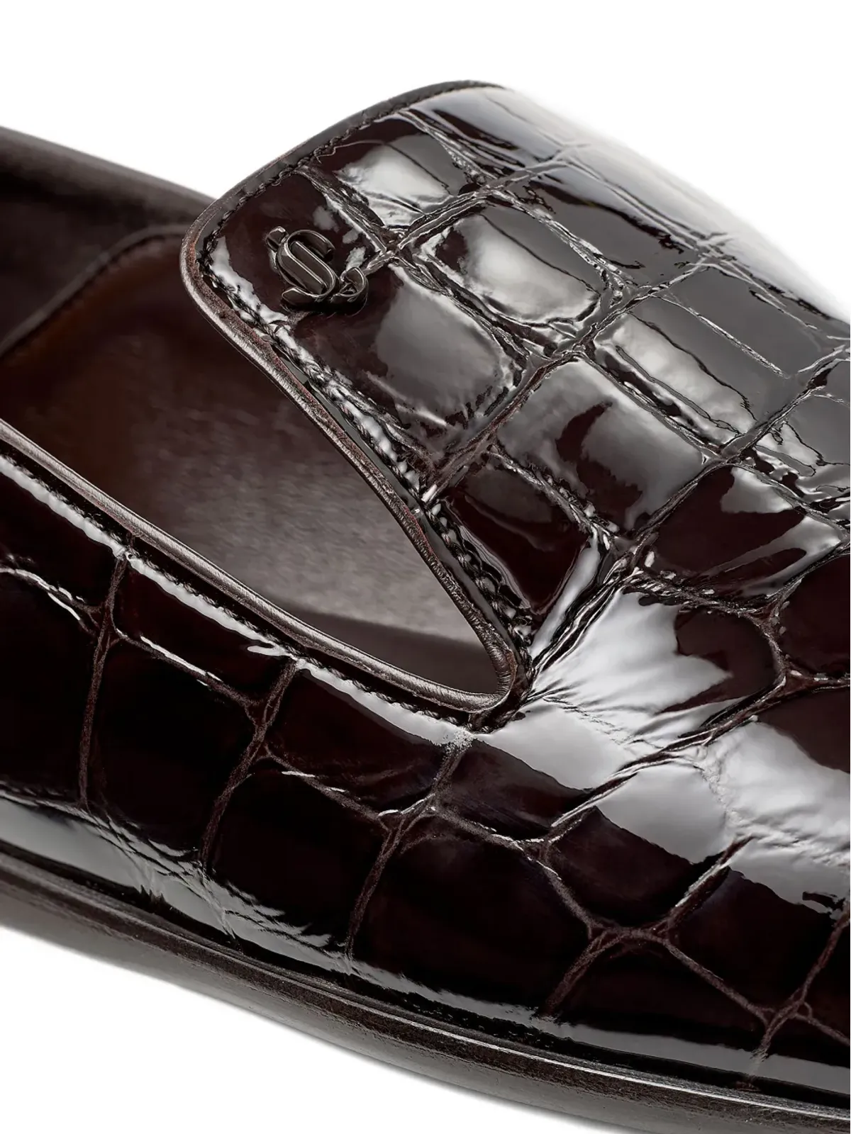 Jimmy Choo エリオット スリッパーフラット ブラウン - 画像3