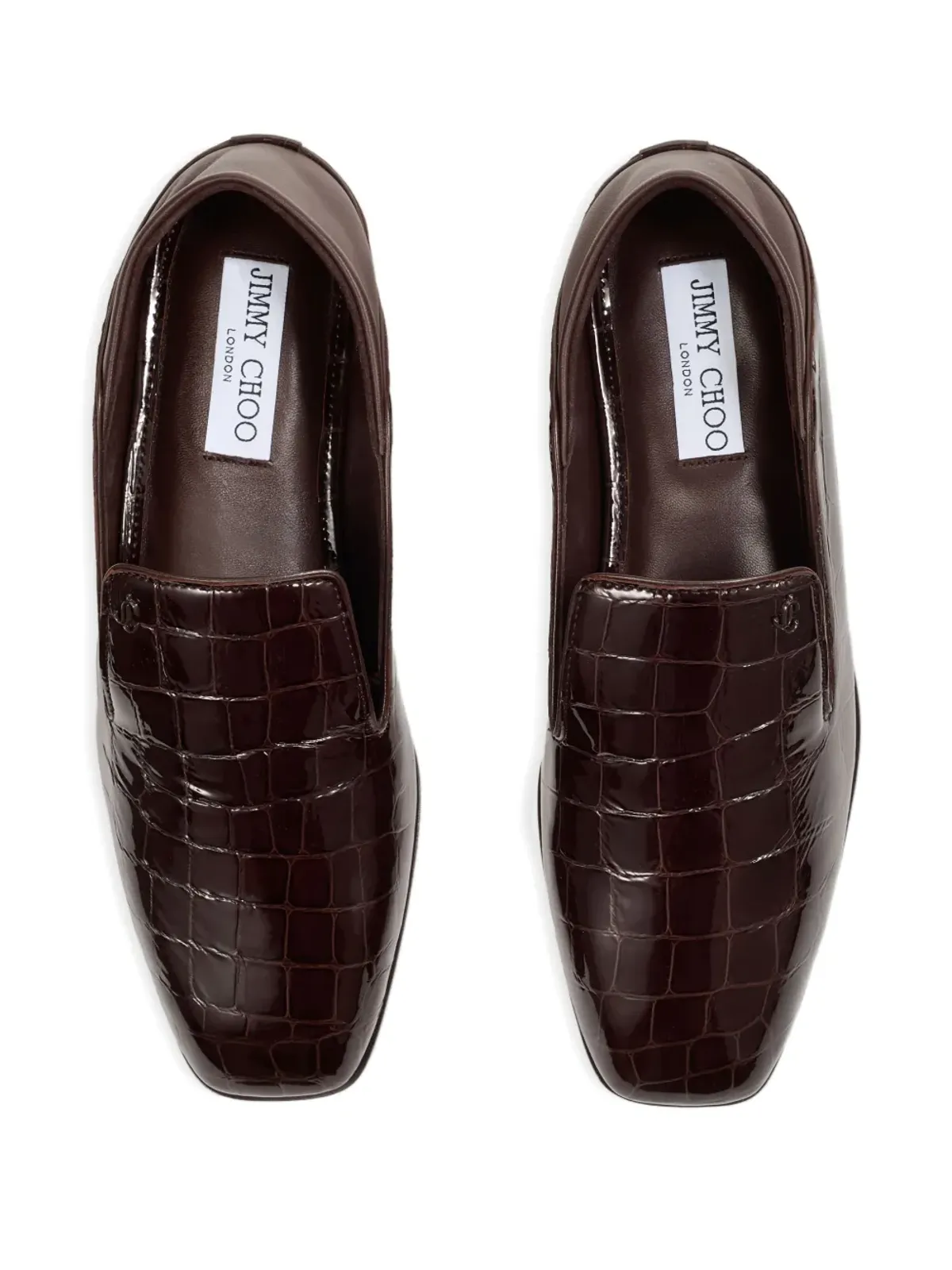 Jimmy Choo エリオット スリッパーフラット ブラウン - 画像4