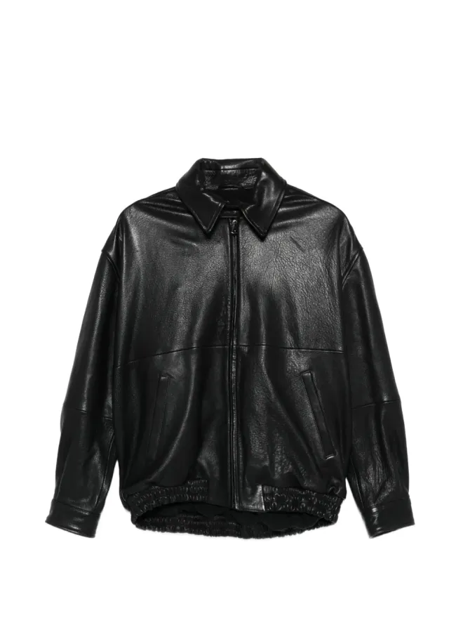 Nour Hammour Nour Hammour Doran レザー ジャケットの商品画像