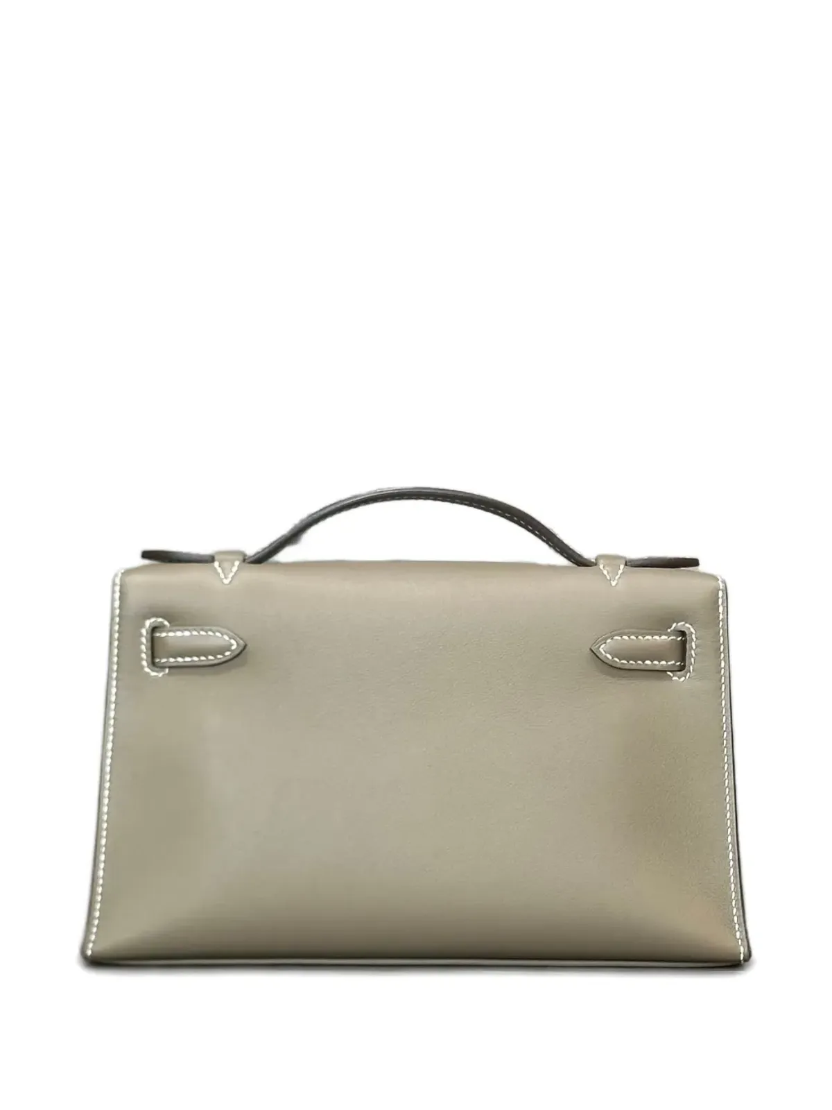 Hermès ケリーポシェット スウィフト パラジウム金具 クラッチバッグ - ブラウン - 画像2