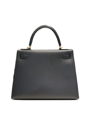 Hermès ビンテージ ケリー28 セリエ エプソム ゴールド金具 ハンドバッグ - サムネイル2