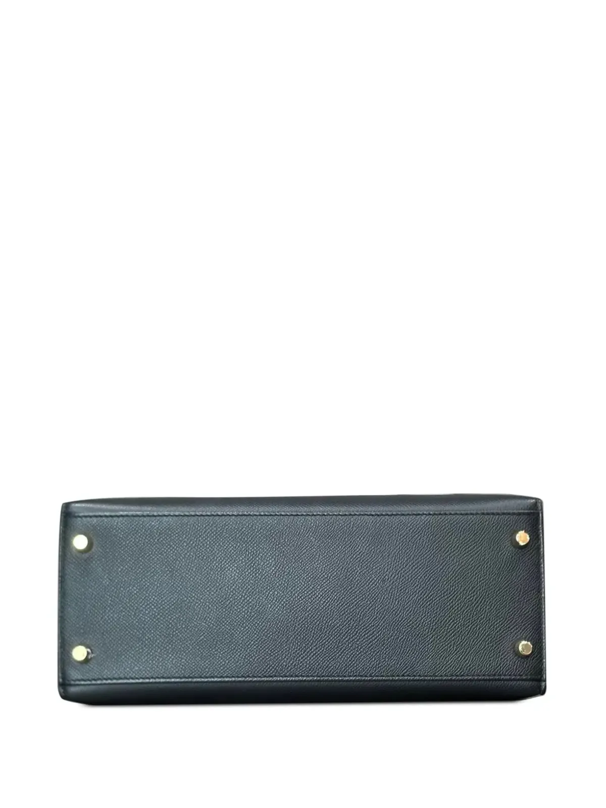 Hermès ビンテージ 2024年 Kelly Sellier エプソム レザー トップハンドル ハンドバッグ ゴールド金具 ブラック - 画像3