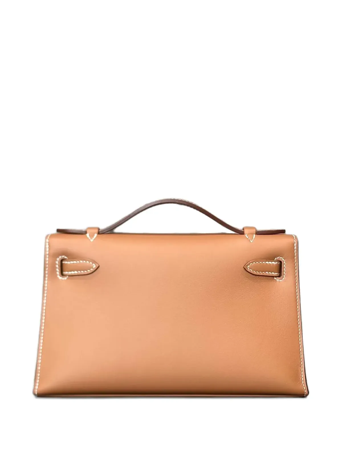 Hermès ビンテージ 2025年 ケリー・ポシェット・スイフト ゴールドトーン金具 クラッチバッグ - ブラウン - 画像2