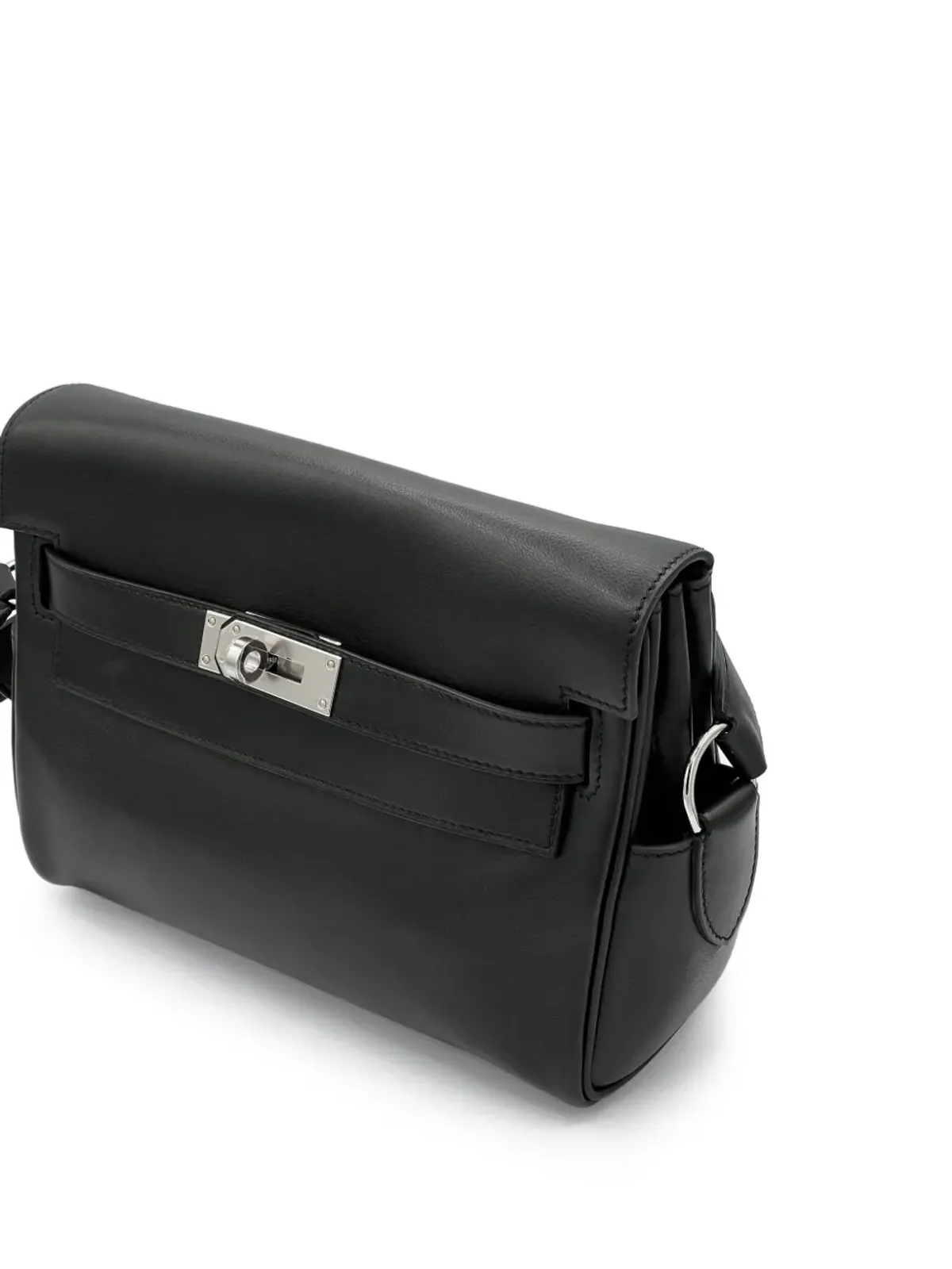 ビンテージ Hermès Pre-Owned ケリー・メッセンジャー Swiftレザー パラジウム金具 バッグ - 画像2