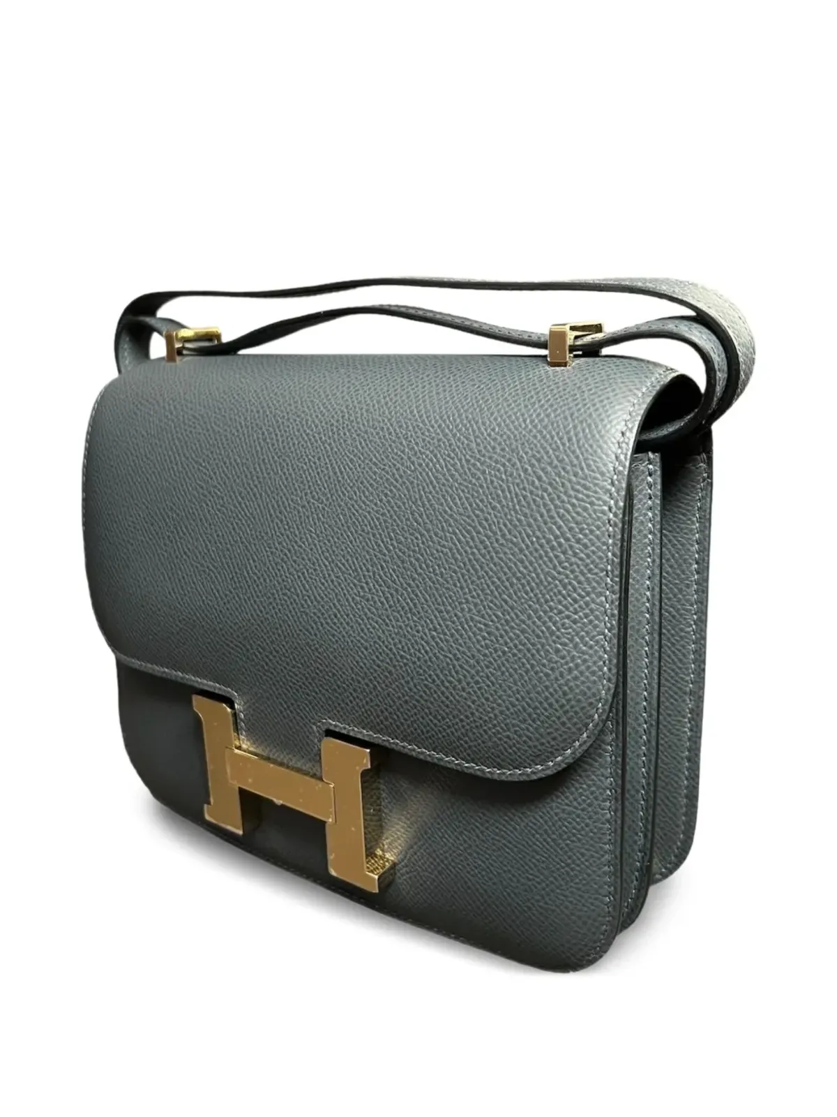 Hermès ビンテージ Gris Misty Constance 18 Epsom ゴールドハードウェア - グリーン - 画像3
