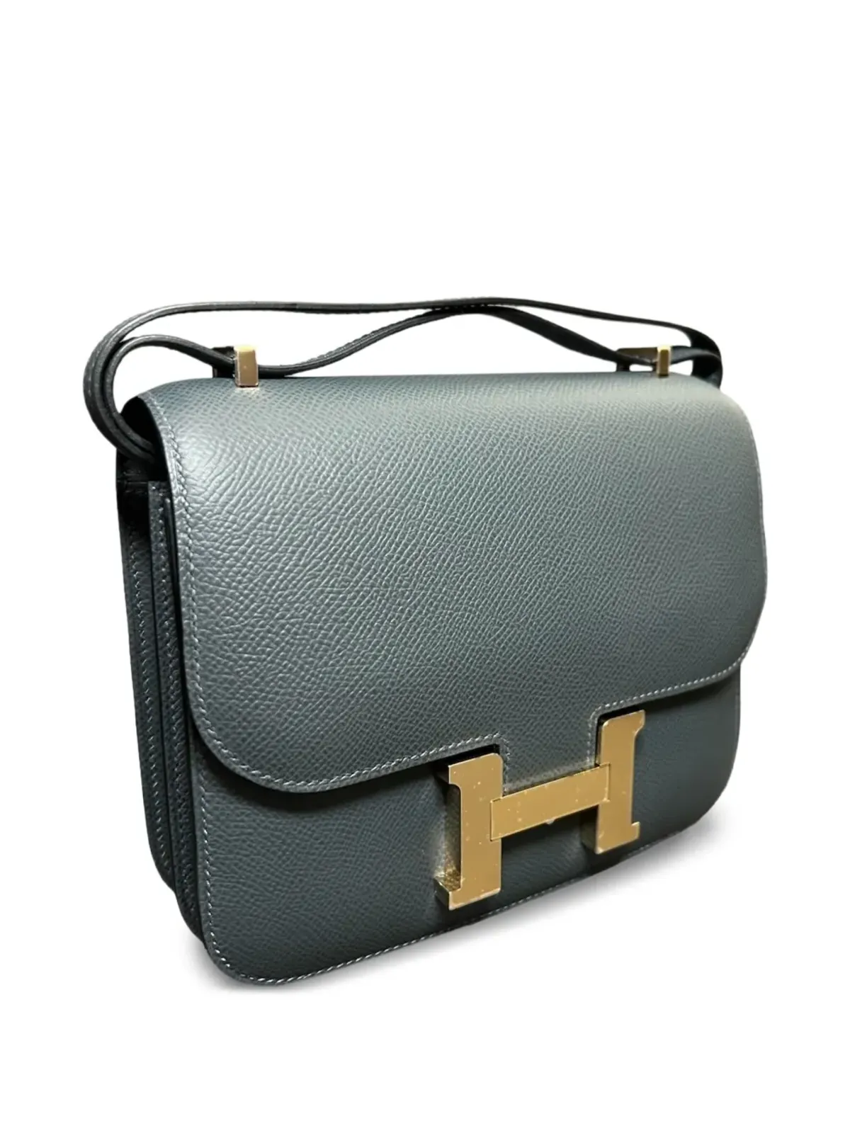 Hermès ビンテージ Gris Misty Constance 18 Epsom ゴールドハードウェア - グリーン - 画像4