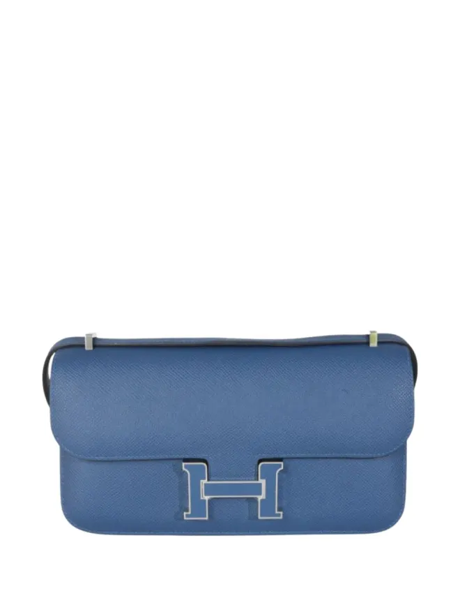 Hermès Pre-Owned Hermès ビンテージ 2025年 コンスタンス エラン エプソン レザー パラジウム金具 クロスボディバッグ - ブルーの商品画像