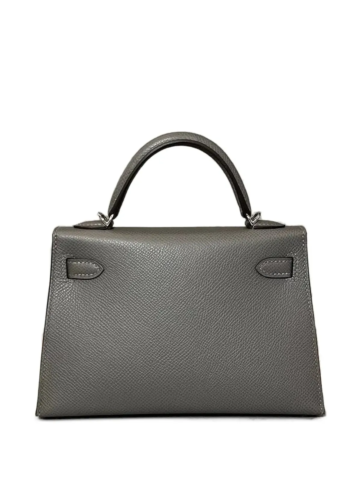 Hermès Pre-Owned ミニ Kelly Sellier 20 Verso エプソンレザー パラジウム金具 トートバッグ - グレー - 画像2