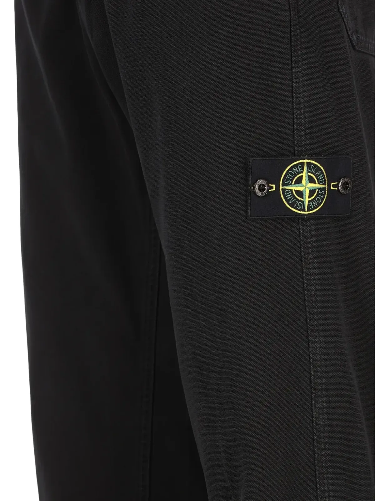 Stone Island ロゴパッチ トラウザーズ - ブルー - 画像4