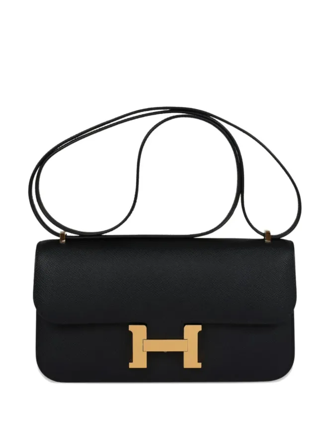 Hermès Pre-Owned Hermès ビンテージ 2024 コンスタンス エラン エプソム ローズゴールド金具 ショルダーバッグ - ブラックの商品画像