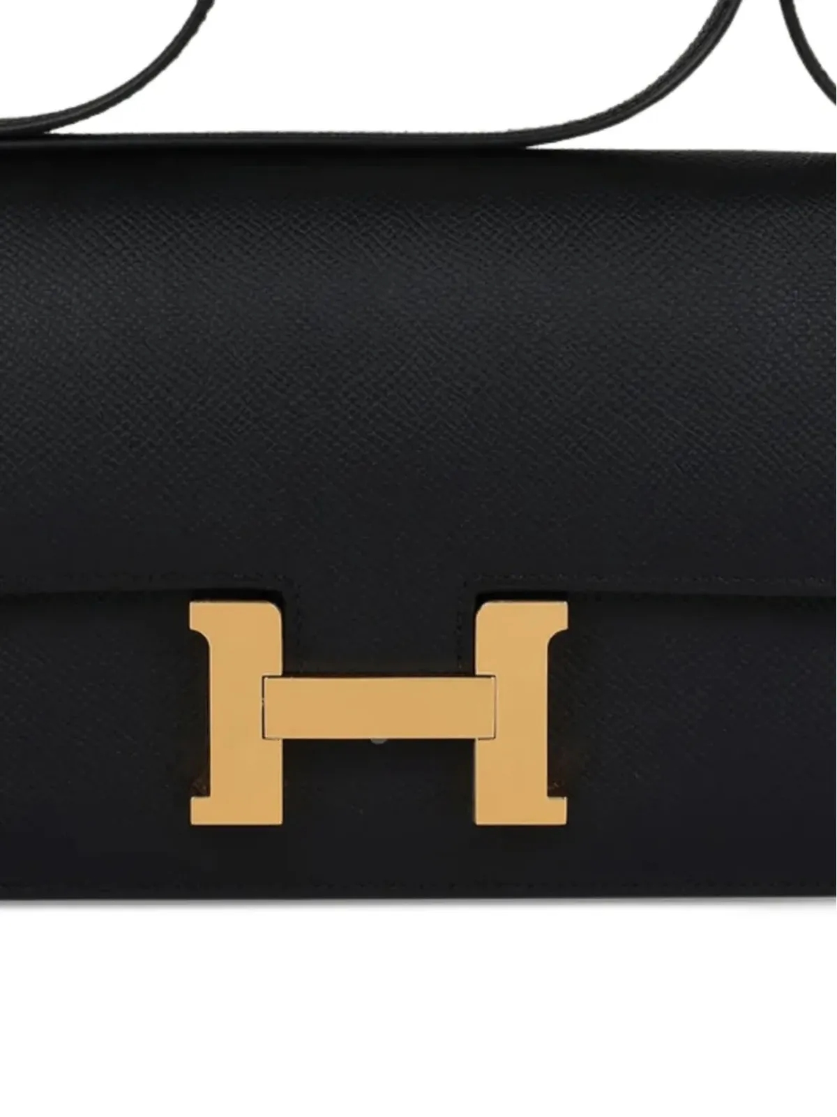 Hermès ビンテージ 2024 コンスタンス エラン エプソム ローズゴールド金具 ショルダーバッグ - ブラック - 画像2