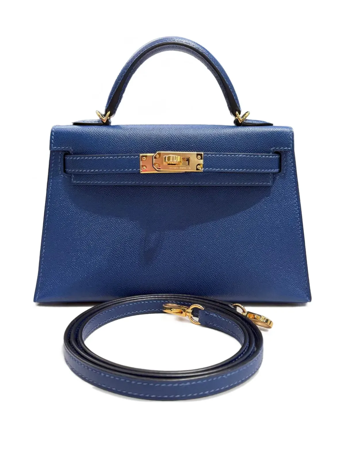 Hermès Pre-Owned ミニ ケリー・セリエ 20 マダム ゴールドハードウェア トートバッグ - ブルー - 画像4