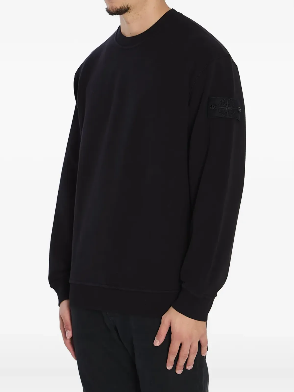 Stone Island ゴーストバッジ スウェットシャツ - ブラック - 画像2