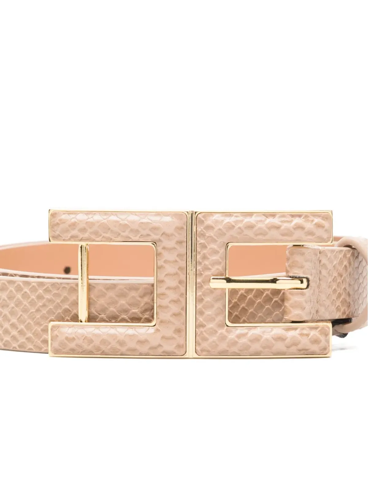 Elisabetta Franchi エンボス加工 バックル付きベルト - 画像2