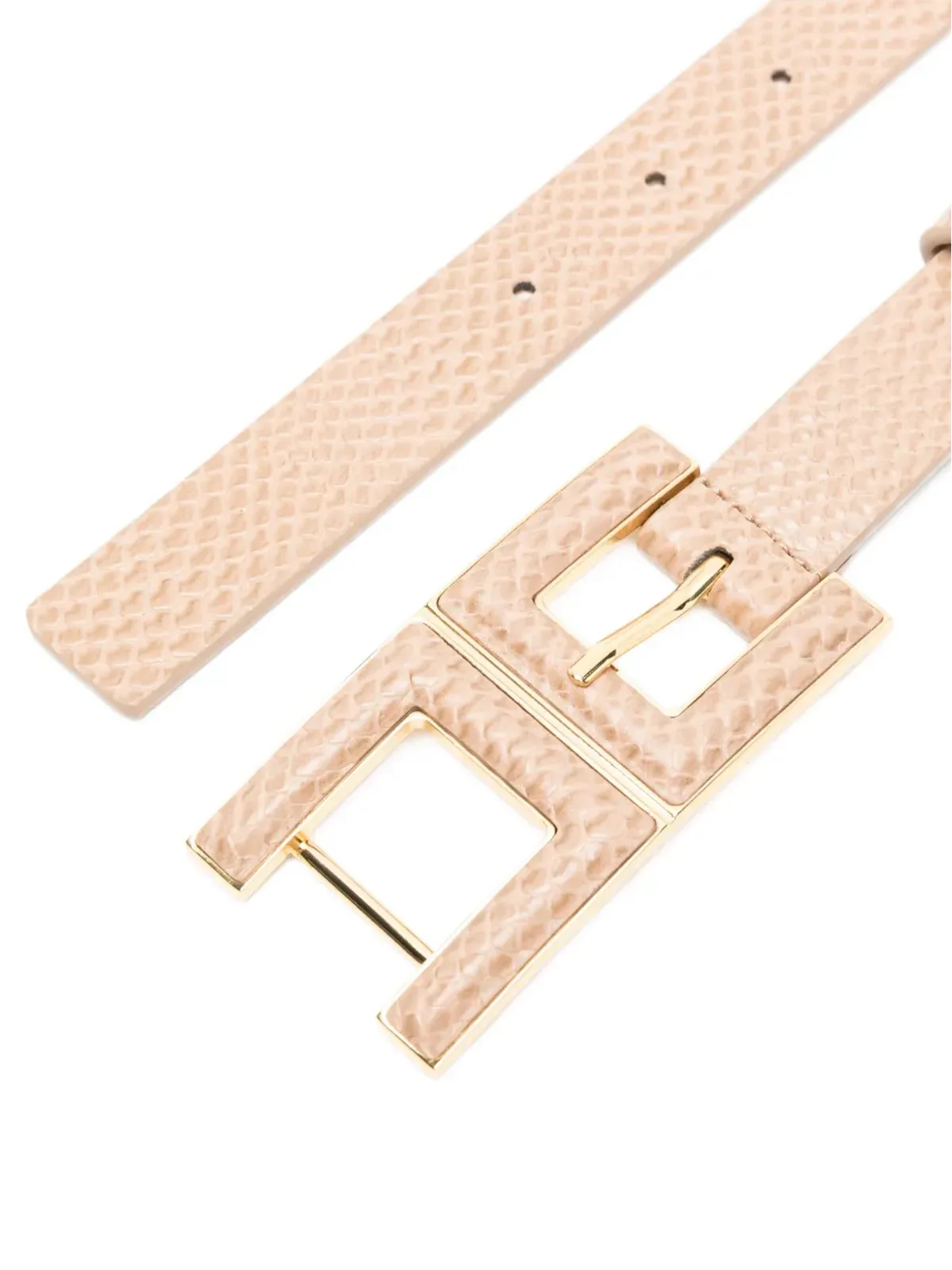 Elisabetta Franchi エンボス加工 バックル付きベルト - 画像3
