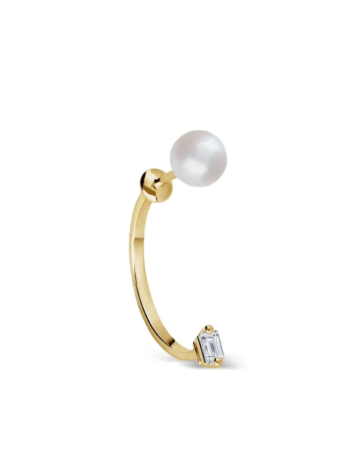 Delfina Delettrez 18K イエローゴールド Dots ダイヤモンド イヤリング - 画像4