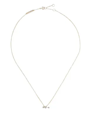 Delfina Delettrez 18Kイエローゴールドとホワイトゴールド ツーインワン ダイヤモンド ネックレス - サムネイル1