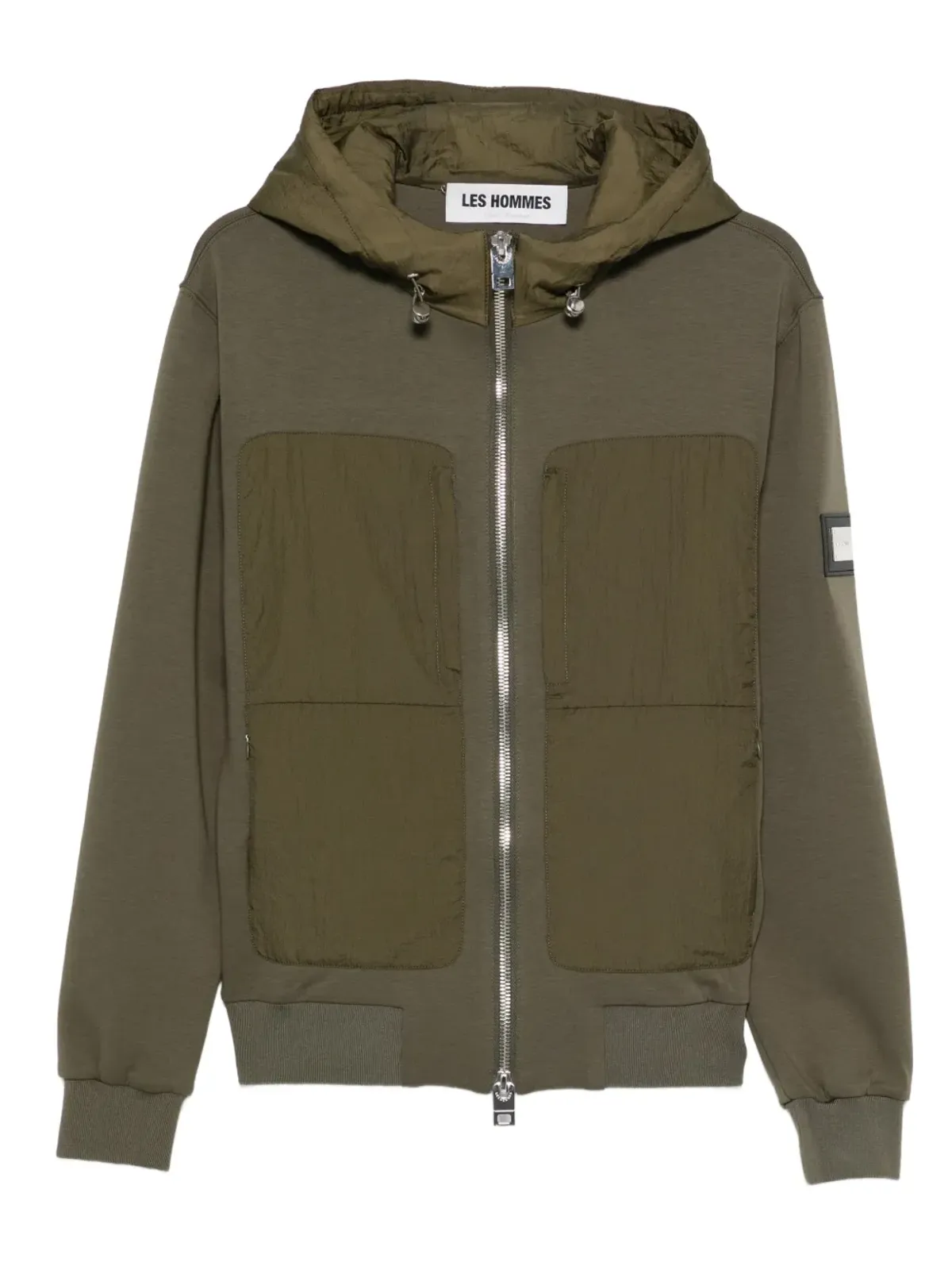 LES HOMMES zip-up hooded jacket - 画像1