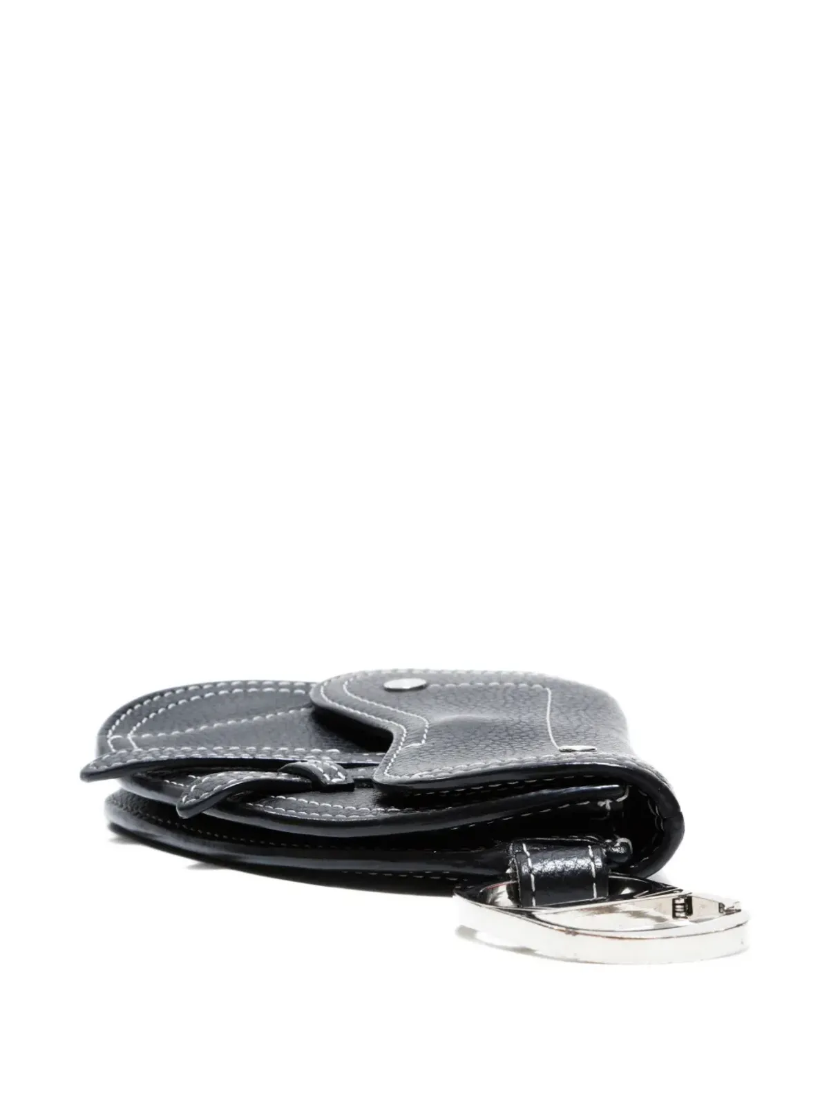 ビンテージ Christian Dior ミニサドルポーチ バッグチャーム - ブラック - 画像5