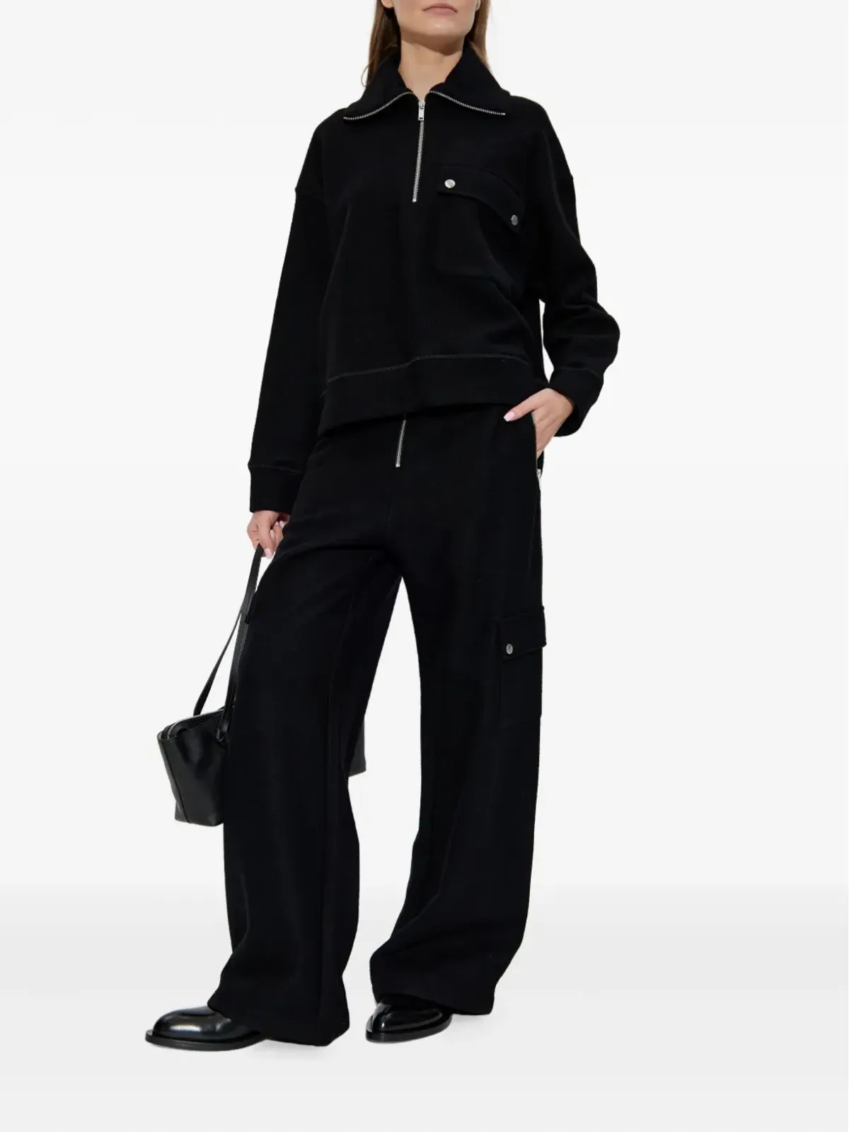 JIL SANDER+ 半ジップ長袖スウェットシャツ - 画像2