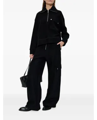 JIL SANDER+ 半ジップ長袖スウェットシャツ - サムネイル2