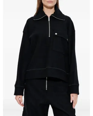JIL SANDER+ 半ジップ長袖スウェットシャツ - サムネイル3