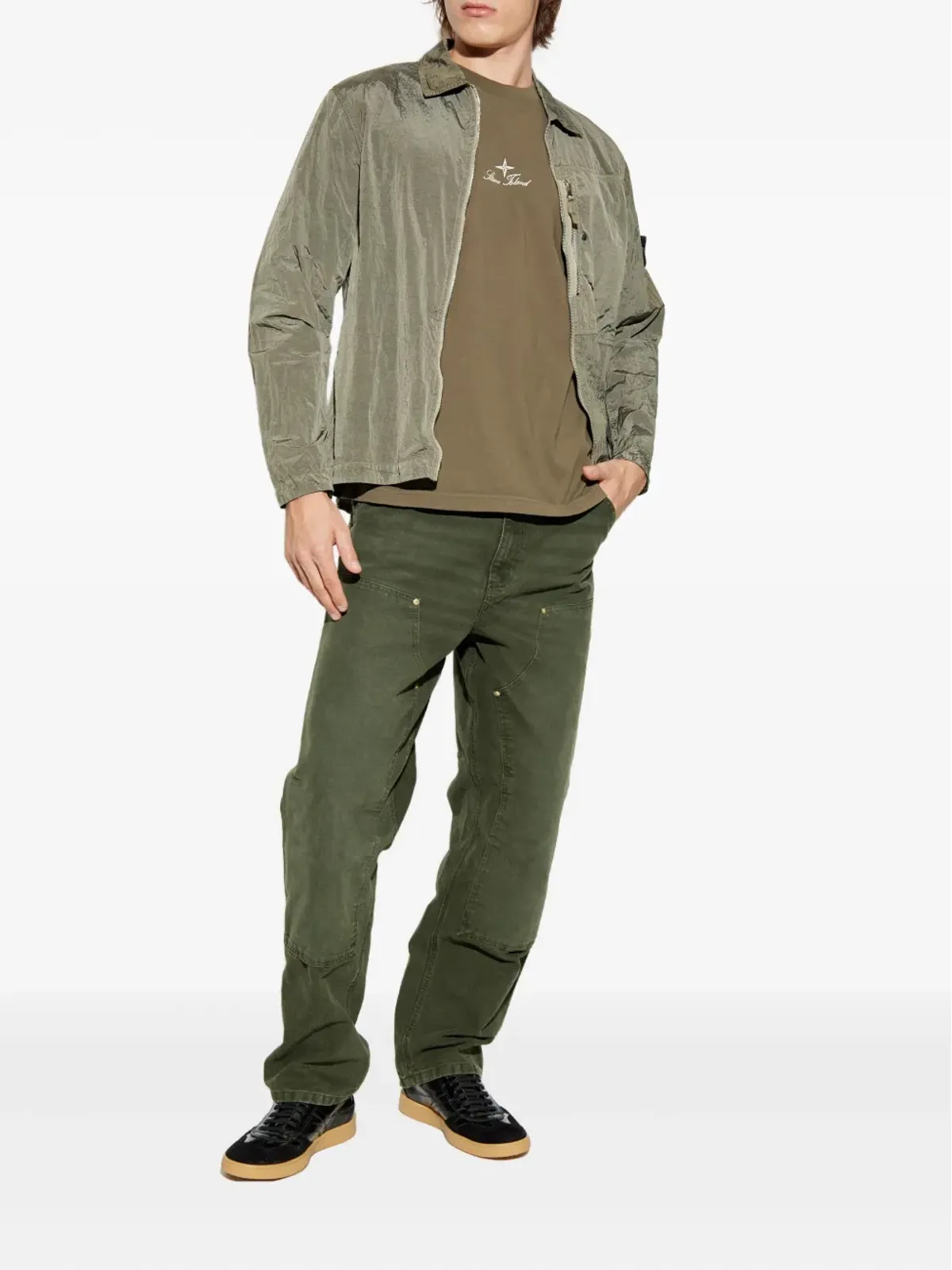 Stone Island ステッチディテール Tシャツ - ブラウン - 画像2