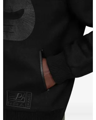 BY PARRA Not Movie Quality varsity jacket - Black - サムネイル4