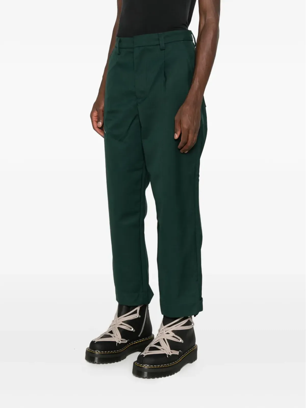 OAMC Peacemaker zip-detail trousers - Green - 画像3