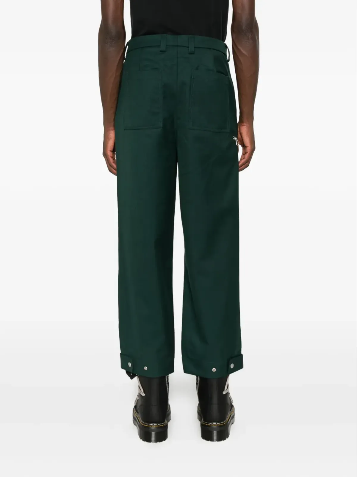 OAMC Peacemaker zip-detail trousers - Green - 画像4