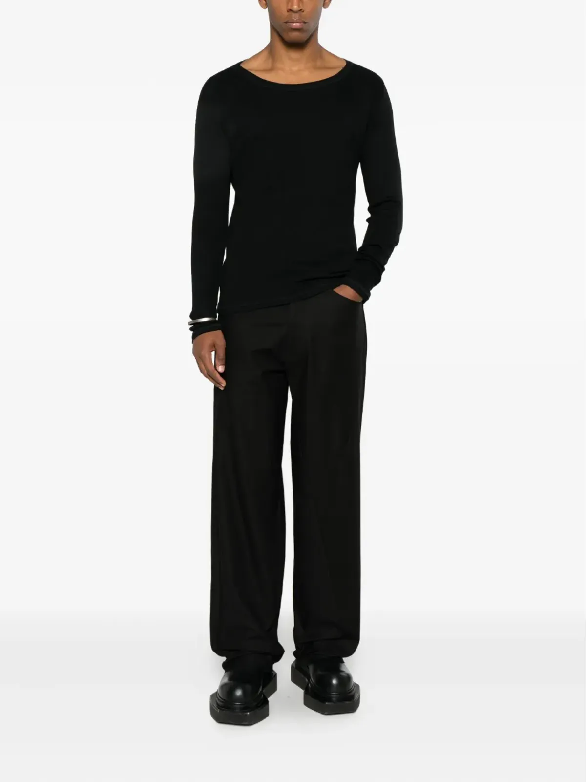 Leon Emanuel Blanck ロングスリーブTシャツ - ブラック - 画像2