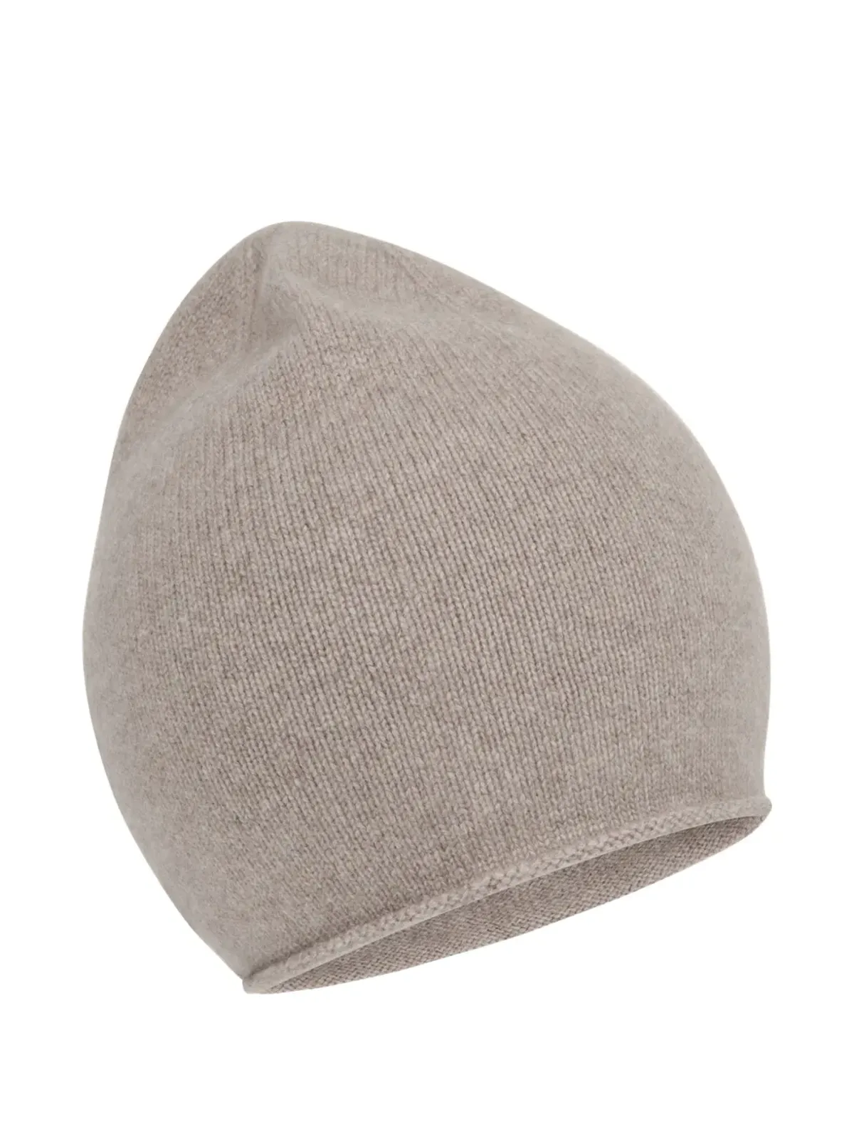 POTAMY rolled-brim beanie hat - Neutrals - 画像1
