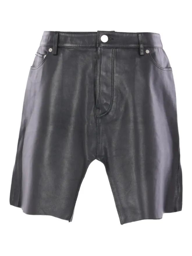 August Barron August Barron サイドポケット付きレザーショーツの商品画像