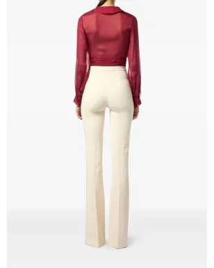 Elisabetta Franchi サッシュディテール ブラウス レッド - サムネイル3