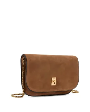 Elisabetta Franchi チェーンストラップ付きスエードクロスボディバッグ - サムネイル5