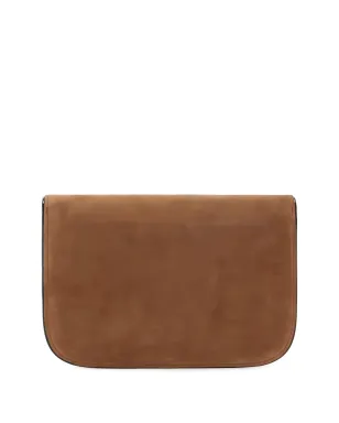 Elisabetta Franchi チェーンストラップ付きスエードクロスボディバッグ - サムネイル3
