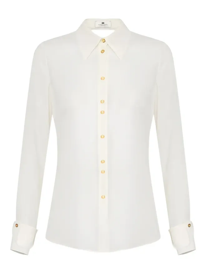Elisabetta Franchi Elisabetta Franchi オープンバックシャツ - ニュートラル系の商品画像