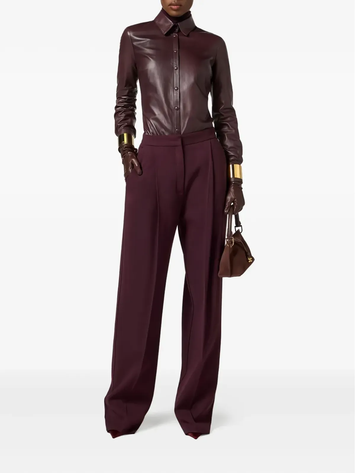 Elisabetta Franchi ボタン留めシャツ - レッド - 画像2