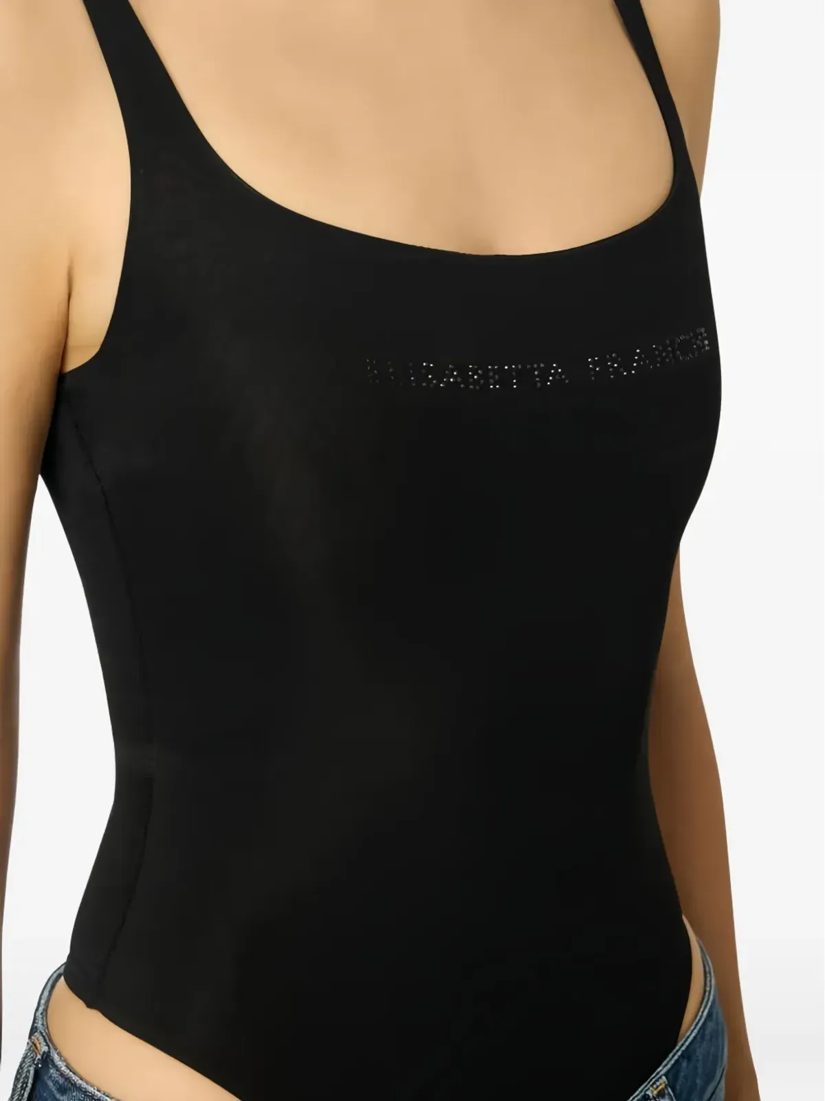 Elisabetta Franchi オープンバック ボディスーツ - 画像2