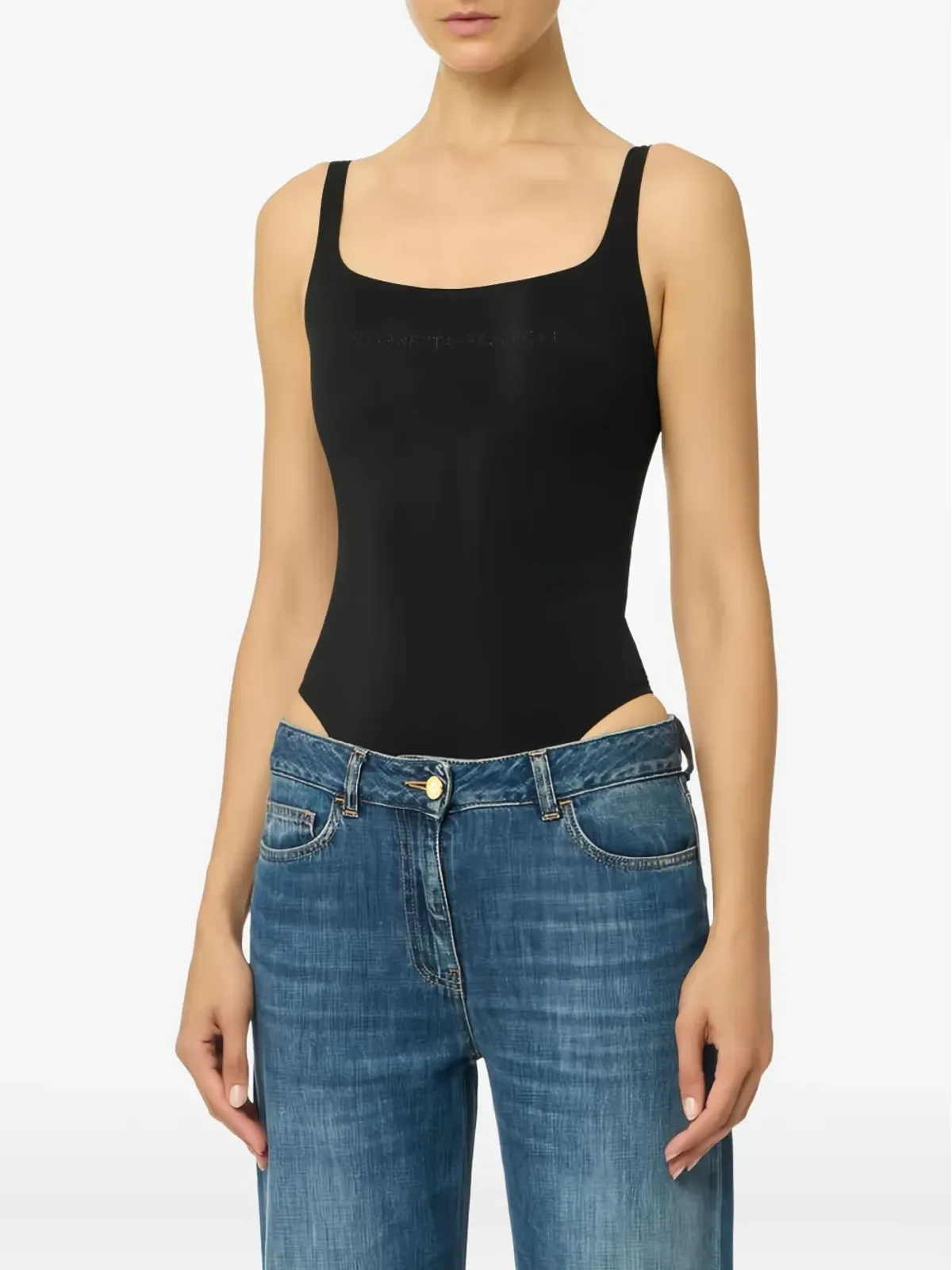 Elisabetta Franchi オープンバック ボディスーツ - 画像3