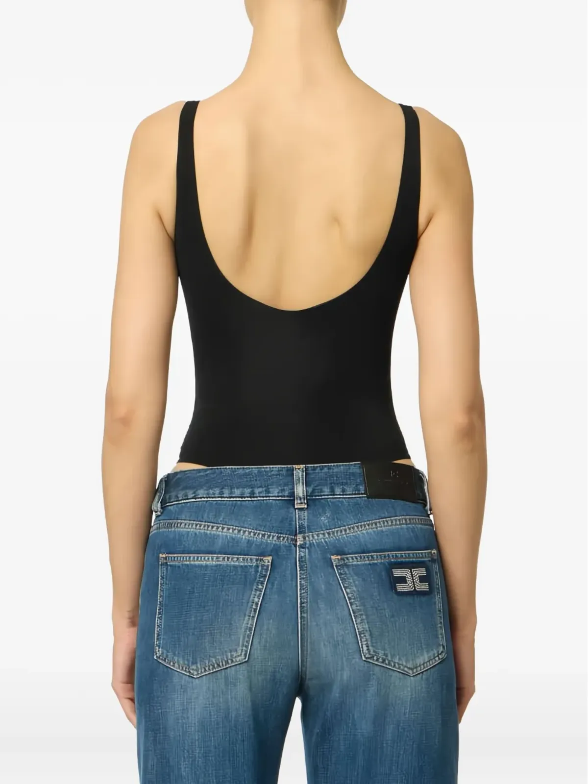 Elisabetta Franchi オープンバック ボディスーツ - 画像4
