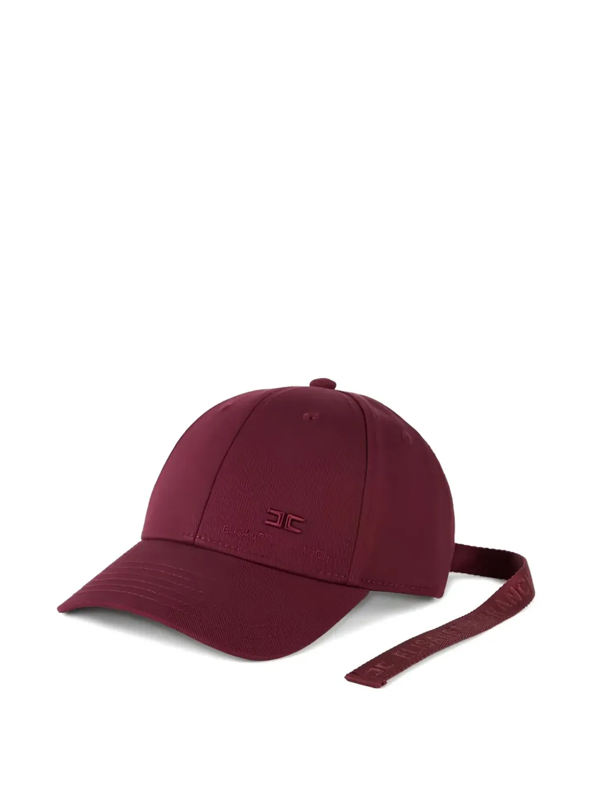 Elisabetta Franchi ロゴリボン ベースボールキャップ - レッド - 画像1